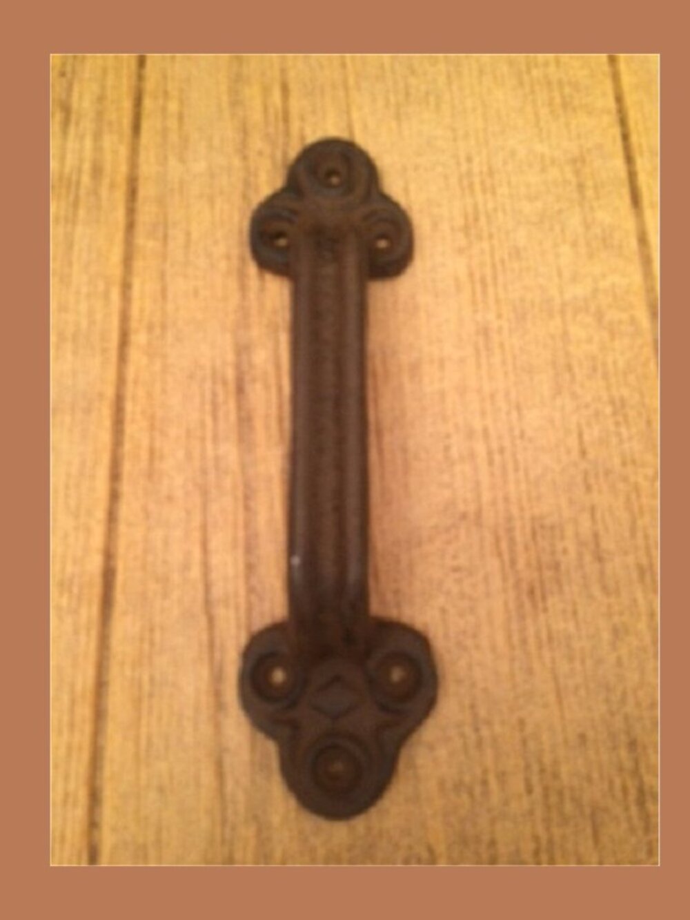 One (1) Cast Iron Gate Pull Handle 9" Long 05124